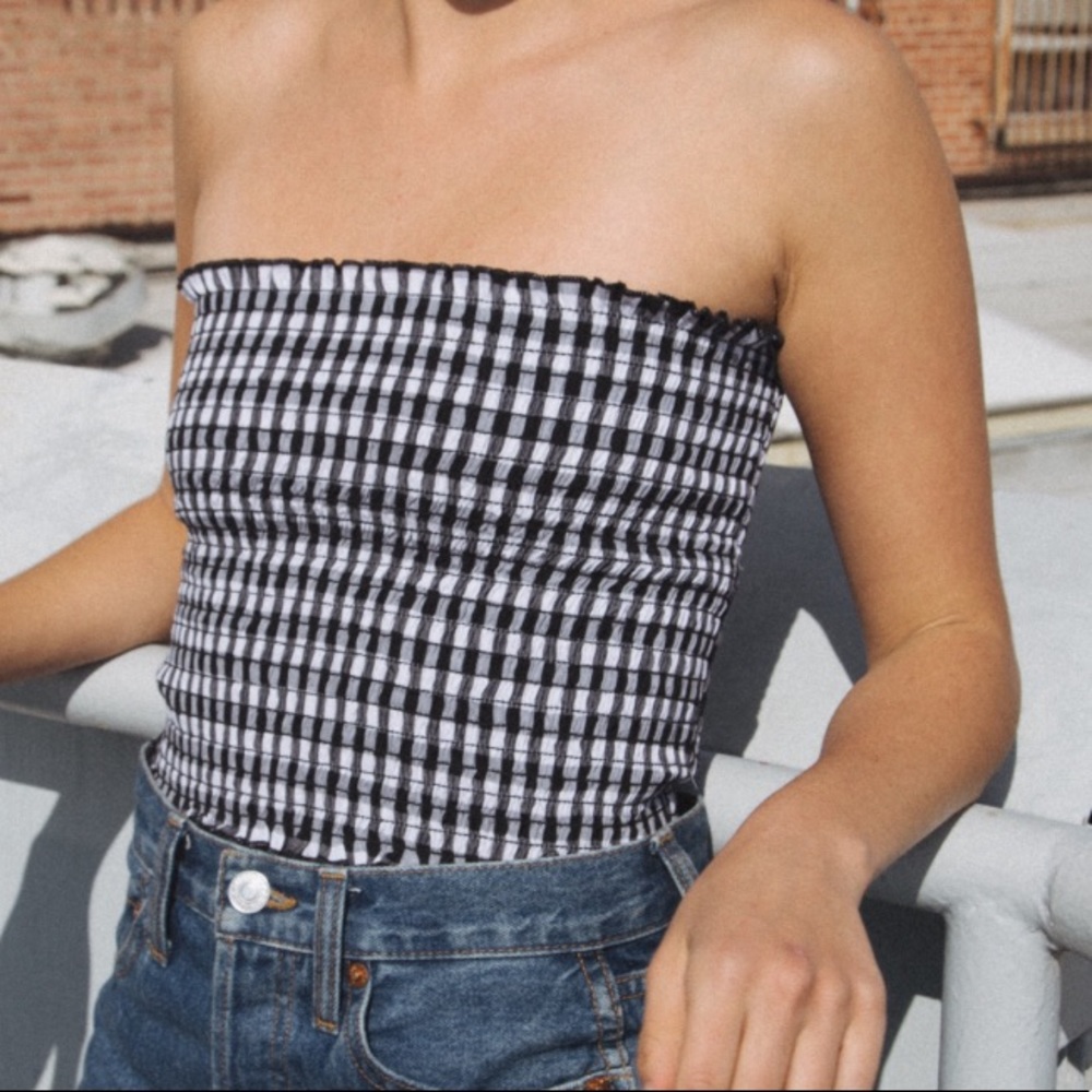 Brandy Melville Tube Top Gingham - New w/o Tags
